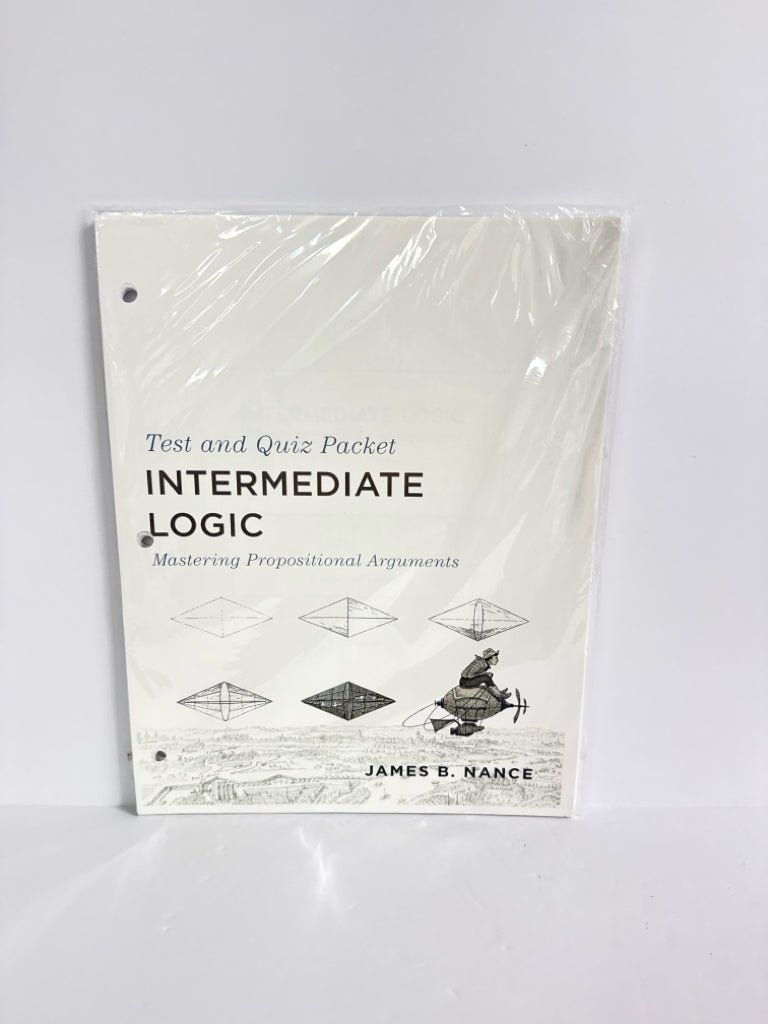 Intermediate Logic Canon Press Test and Quiz Packet Pre-Owned Electives Books