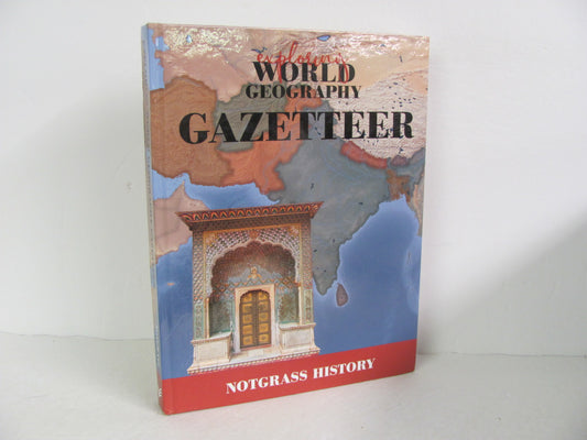Exploring World Geography Gazetteer Notgrass Pre-Owned History Textbooks