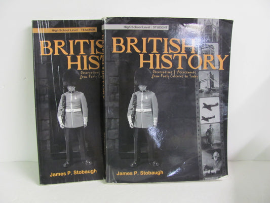 British History Master Books Set  Pre-Owned Stobaugh History Textbooks