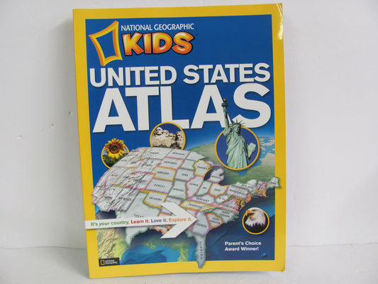 United States Atlas National Geographic Pre-Owned Elementary Reference Books