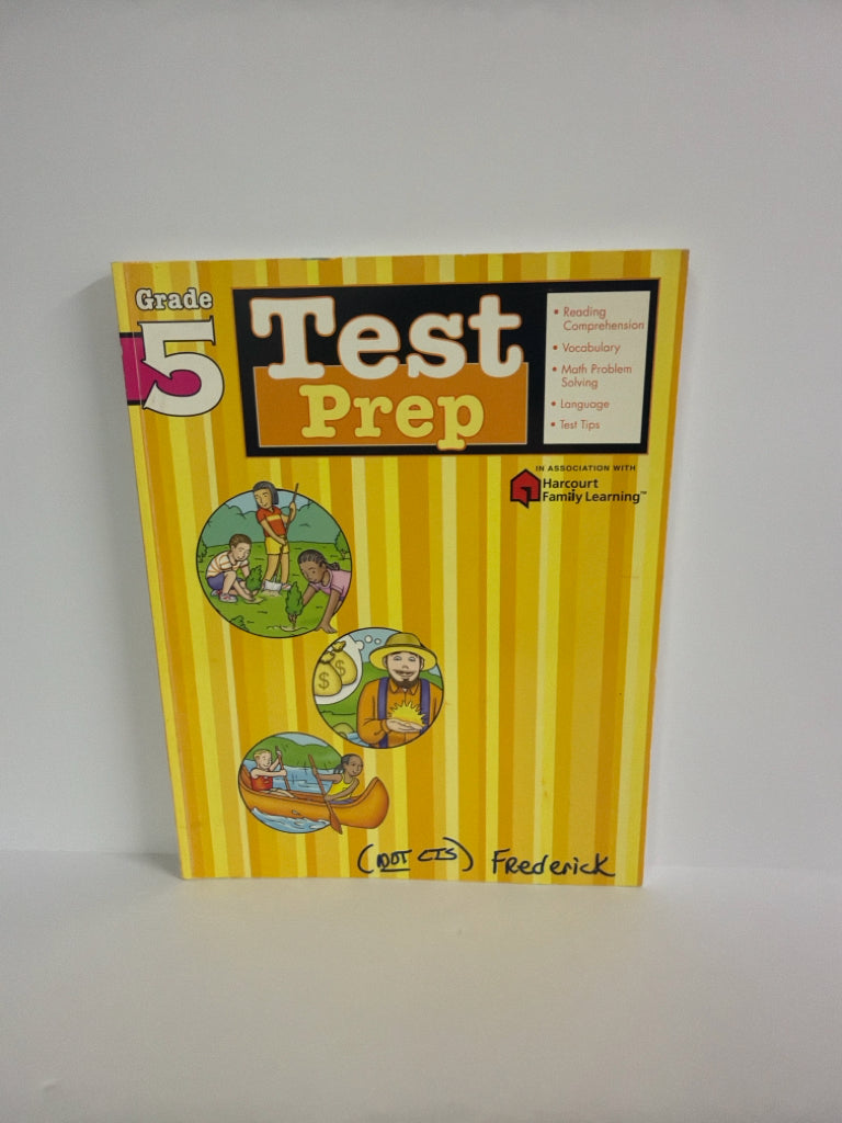 Test Prep Harcourt Pre-Owned 5th Grade Testing Books