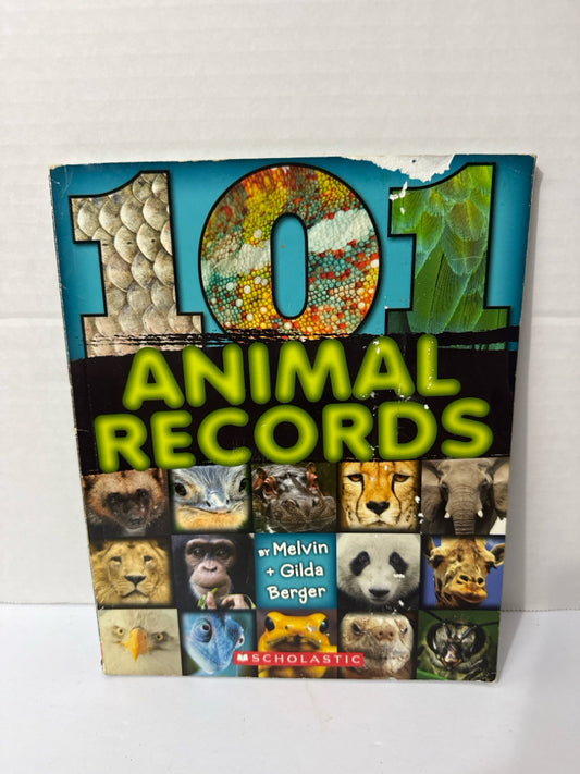 101 Animal Records Melvin and Gilda Berger Scholastic Paperback Books