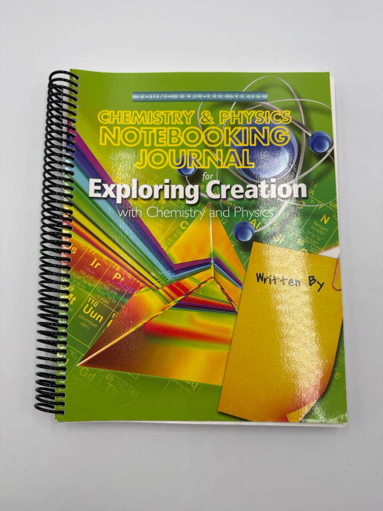 Chemistry and Physics Apologia Notebooking Journal  Pre-Owned Science Textbooks