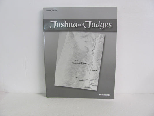 Joshua & Judges Abeka Teacher Test Key Pre-Owned 8th Grade Bible Textbooks