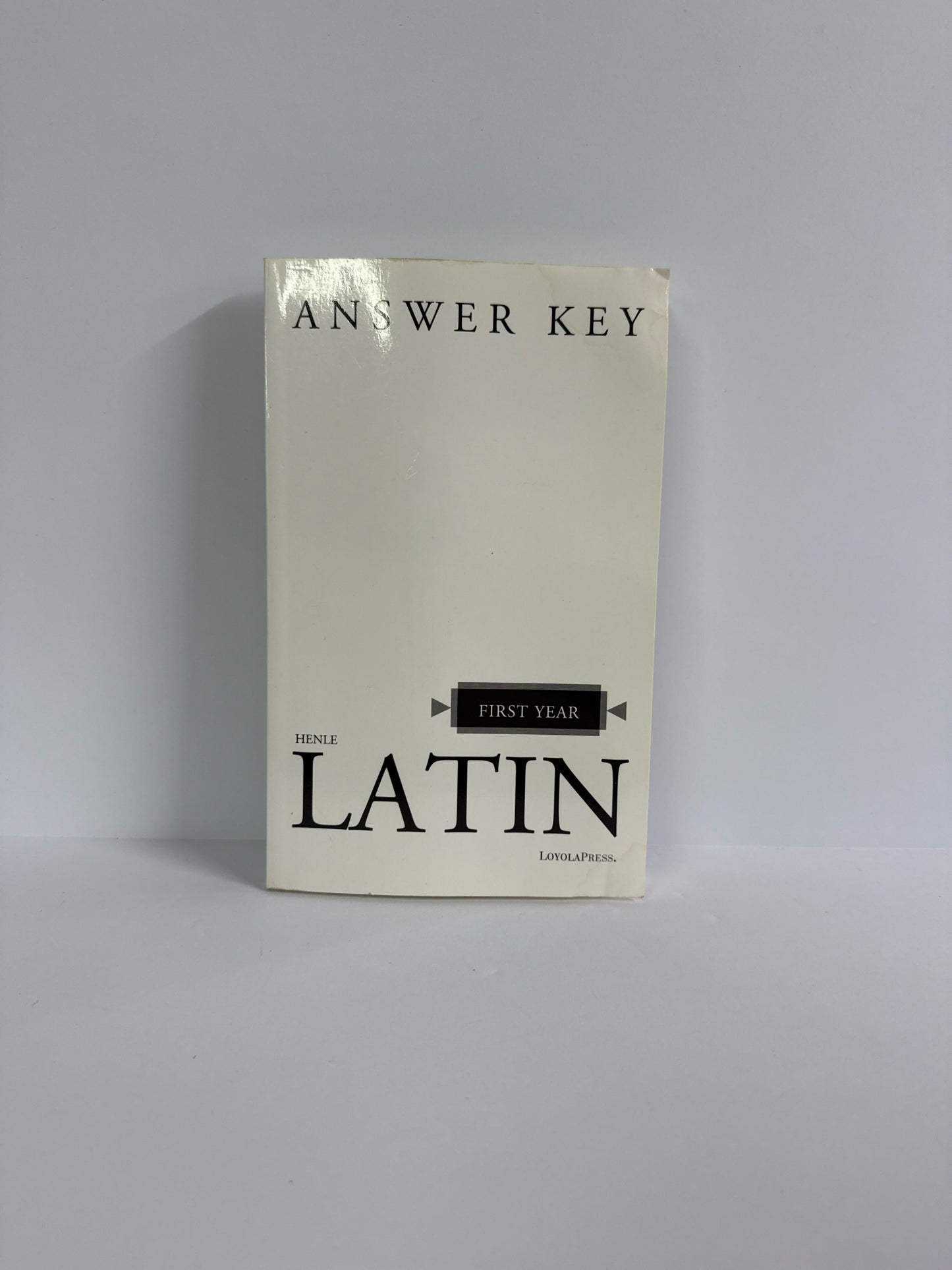 First Year Latin Loyola Press Answer Key  Pre-Owned Latin Books