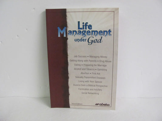 Life Management Under God Abeka Student Book Pre-Owned Bible Textbooks
