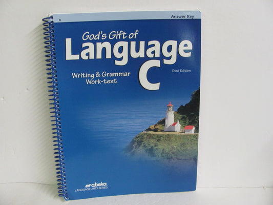 Language C Abeka Answer Key  Pre-Owned 6th Grade Language Textbooks