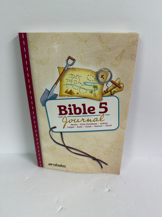 Bible 5 Journal Abeka Journal  Pre-Owned 5th Grade Bible Textbooks