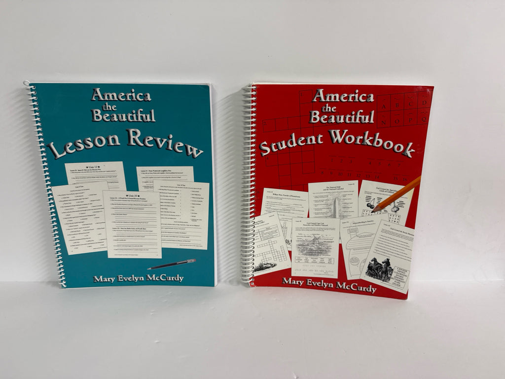 America the Beautiful Notgrass Set  Pre-Owned Middle School History Textbooks