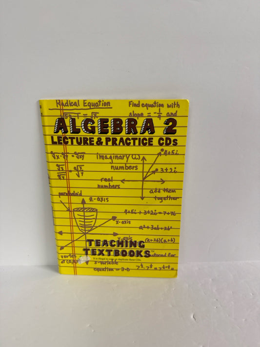 Algebra 2 Teaching Textbooks CDs Pre-Owned High School Mathematics Textbooks