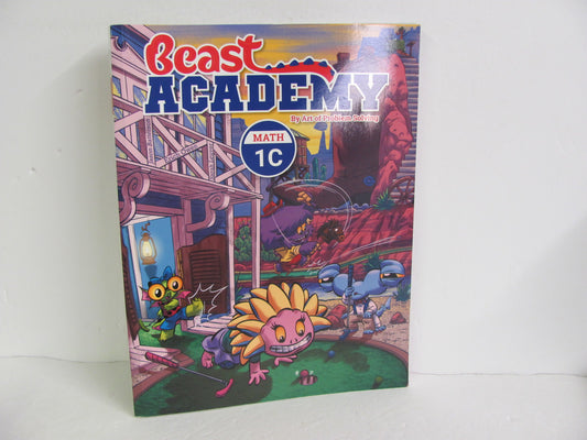 Math 1C Beast Academy Student Book Pre-Owned 1st Grade Mathematics Textbooks