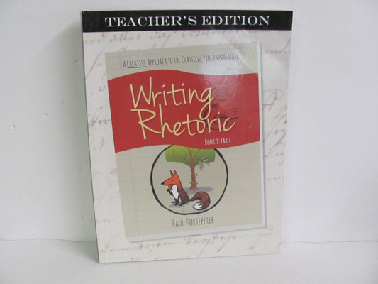 Writing Rhetoric Book 1: Fable Classical Academic Creative Writing Books