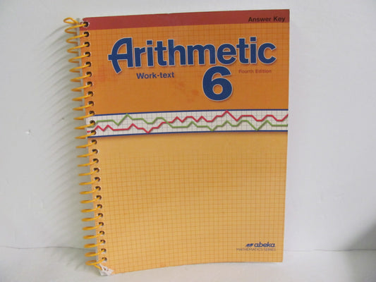 Arithmetic 6 Abeka Answer Key  Pre-Owned 6th Grade Mathematics Textbooks