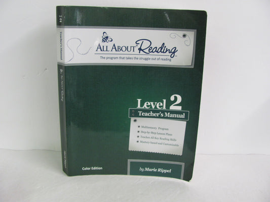 All About Reading Teacher Edition  Pre-Owned Rippel 2nd Grade Reading Textbooks