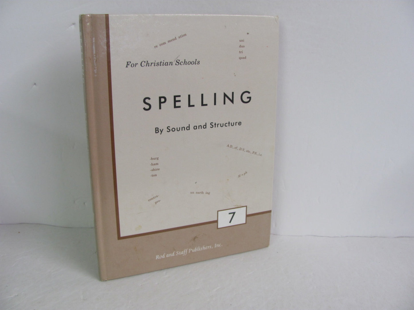 Spelling 7 Rod & Staff Student Book Pre-Owned Spelling/Vocabulary Books