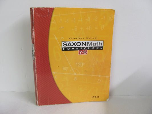 Math 76 Saxon Solutions  Pre-Owned Saxon 6th Grade Mathematics Textbooks