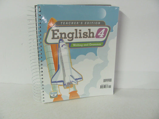 English 4 BJU Press Teacher Edition  Pre-Owned 4th Grade Language Textbooks