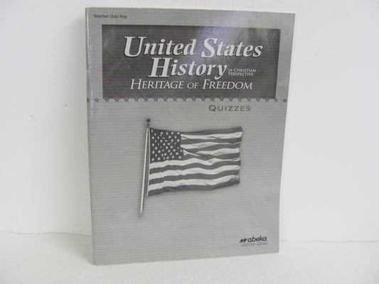 United States History Abeka Quiz Key Pre-Owned 11th Grade History Textbooks