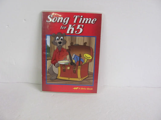 Song Time for K5 Abeka Pre-Owned Kindergarten Music Education Books