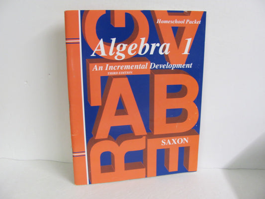 Algebra 1 Saxon Answer Key  Pre-Owned 9th Grade Mathematics Textbooks