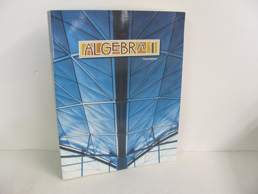 Algebra 1 BJU Press Student Book Pre-Owned 9th Grade Mathematics Textbooks