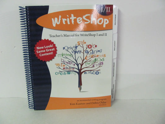 WriteShop I and II Writeshop- Teacher Manual  Pre-Owned Creative Writing Books