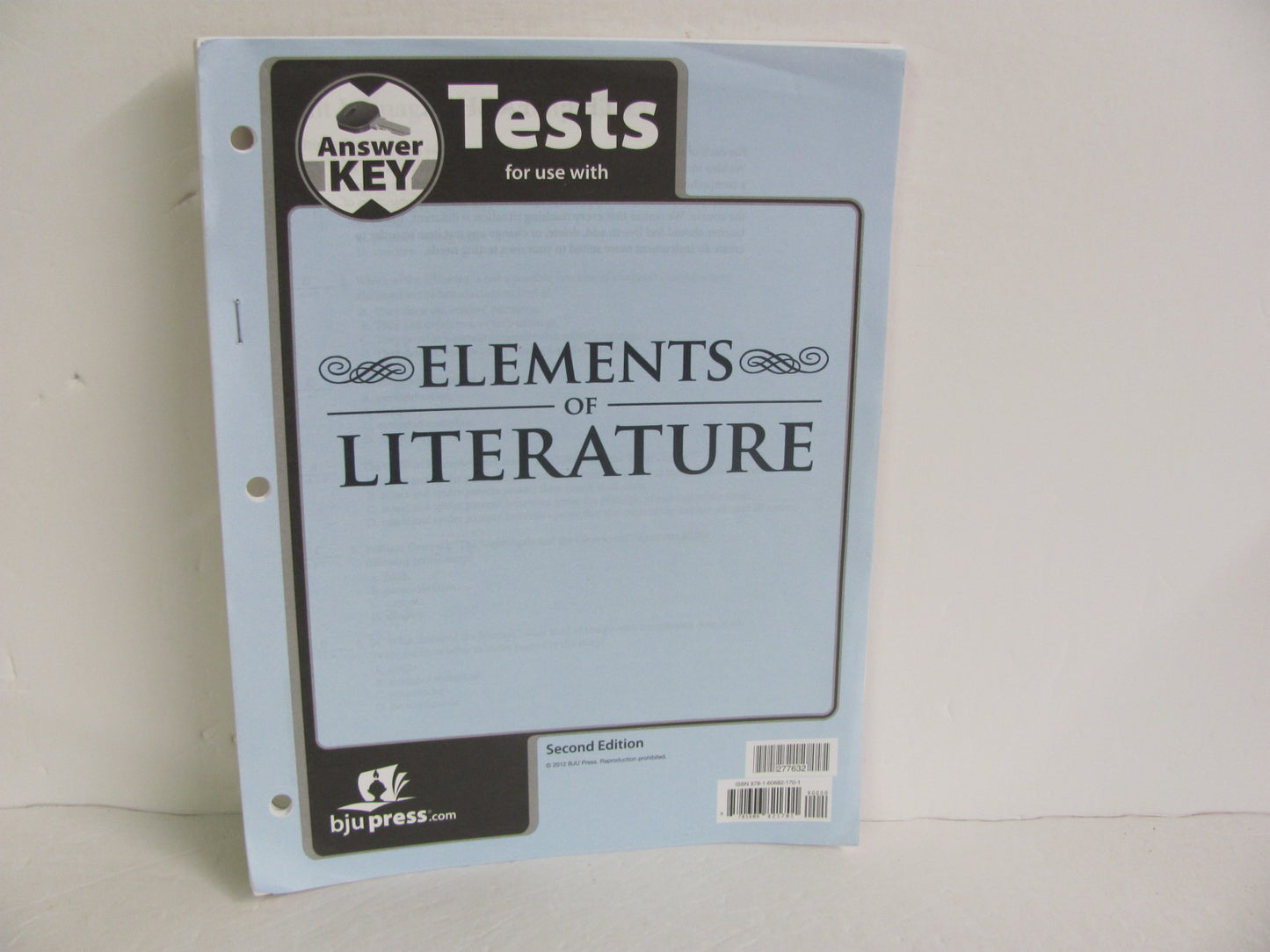 Elements of Literature BJU Press Answer Key  Pre-Owned Reading Textbooks
