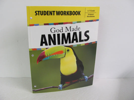 God Made Animals Generations Workbook  Pre-Owned 6th Grade Science Textbooks