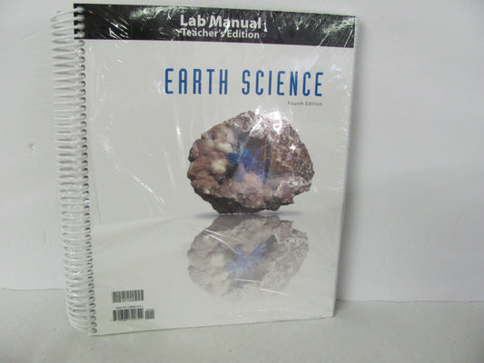 Earth Science BJU Press Teacher Lab Manual-Pre-Owned 8th Grade Science Textbooks