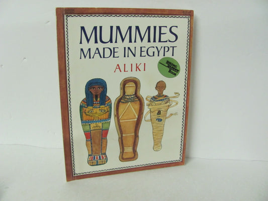 Mummies Made in Egypt Harper Trophy Pre-Owned Aliki Ancient Egypt/Rome/Greece