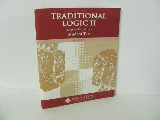 Traditional Logic II Memoria Press Student Book Pre-Owned Cothran Logic Books