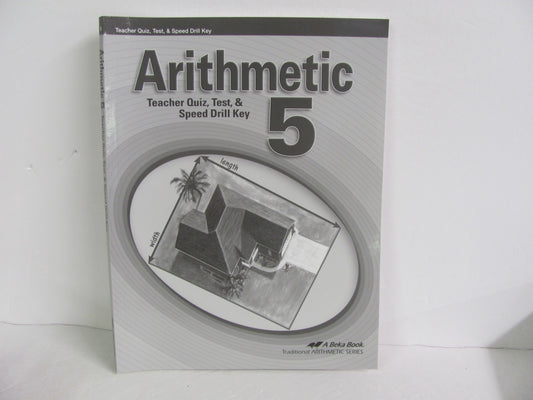 Arithmetic 5 Abeka Quiz/Test Key  Pre-Owned 5th Grade Mathematics Textbooks