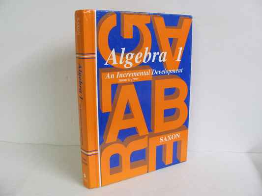 Algebra 1 Saxon Student Book Pre-Owned Saxon 9th Grade Mathematics Textbooks