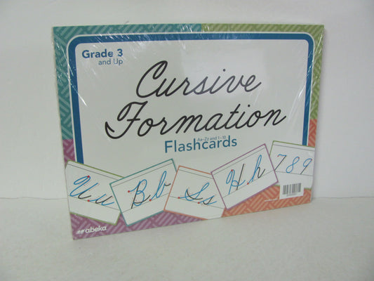 Cursive Formation Flashcards Abeka Pre-Owned 3rd Grade Penmanship Books