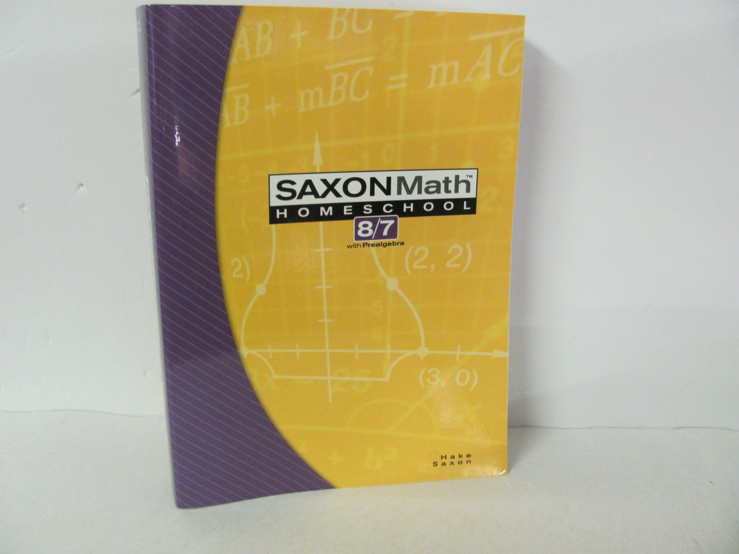 Math 87 Saxon Student Book Used Saxon 7th Grade Mathematics Textbooks