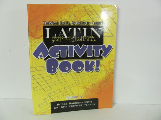 Latin For Children Classical Academic Activity Book  Pre-Owned Latin Books