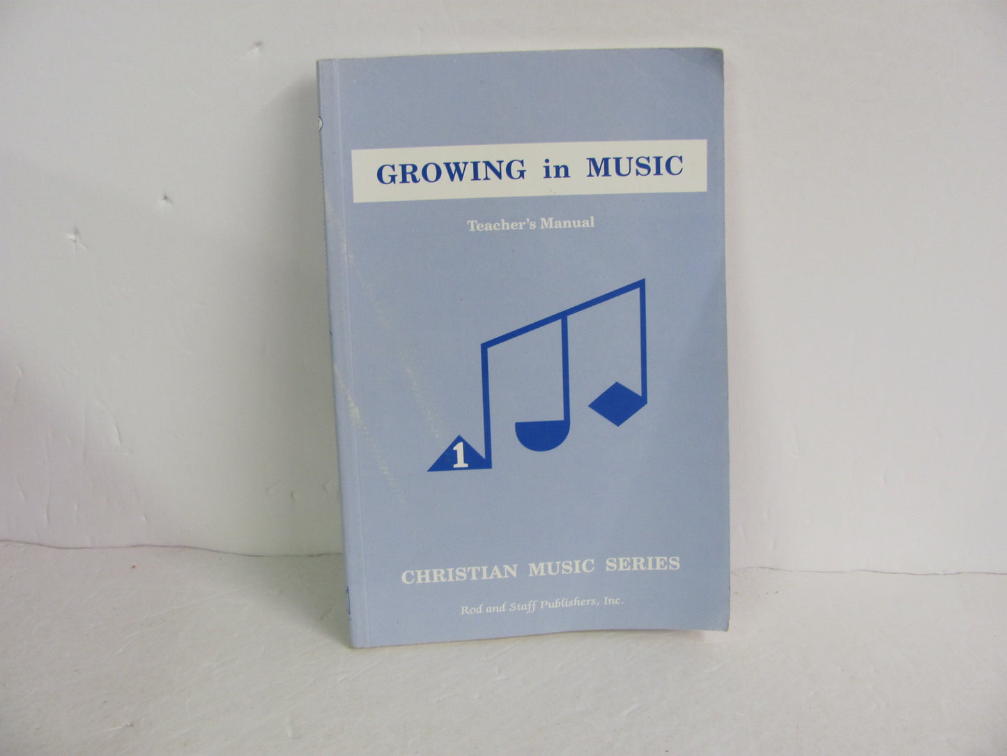Growing in Music Rod & Staff Teacher Manual  Pre-Owned Music Education Books