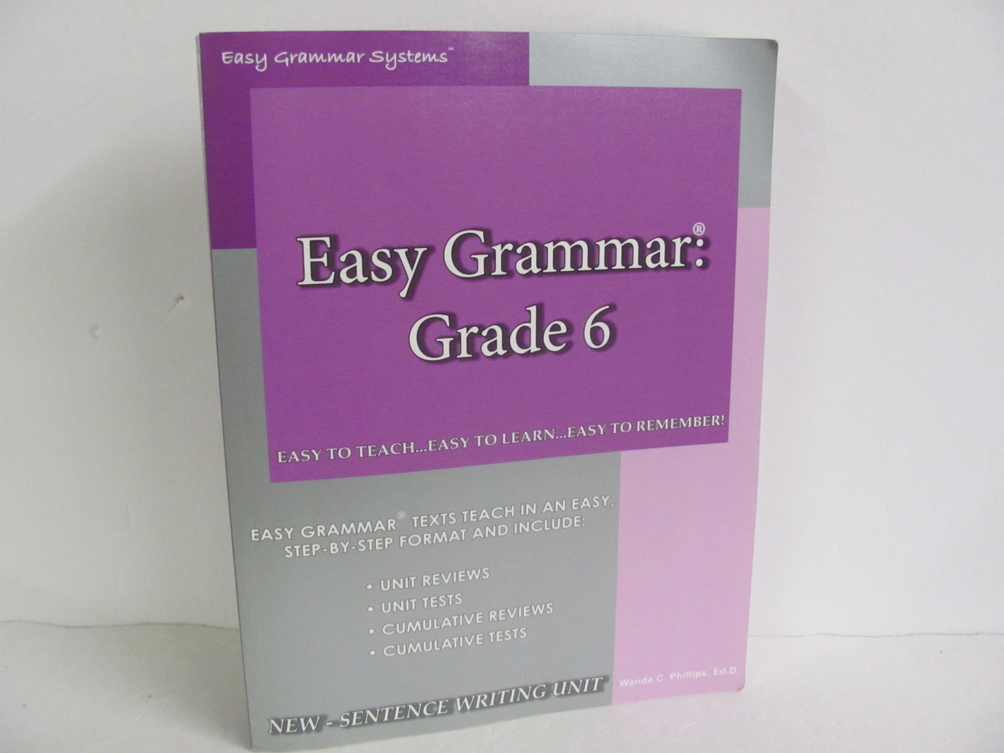 Easy Grammar 6 Teacher Edition  Pre-Owned Phillips 6th Grade Language Textbooks