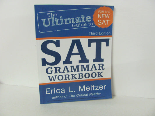 SAT Grammar College Board Workbook  Used Meltzer High School Testing Books