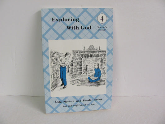 Exploring With God Rod & Staff Teacher Manual  Pre-Owned 4th Grade Bible Books