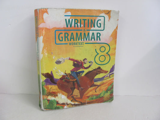 Writing & Grammar 8 BJU Press Student Book Pre-Owned Language Textbooks