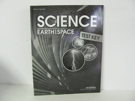Earth and Space Abeka Test Key Pre-Owned 8th Grade Science Textbooks