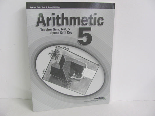 Arithmetic 5 Abeka Quiz/Test Key  Pre-Owned 5th Grade Mathematics Textbooks