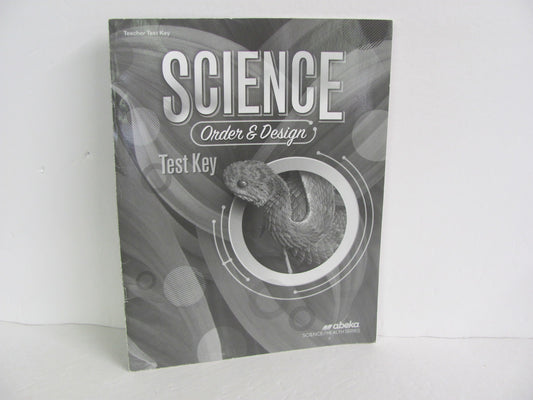 Order & Design Abeka Test Key Pre-Owned 7th Grade Science Textbooks