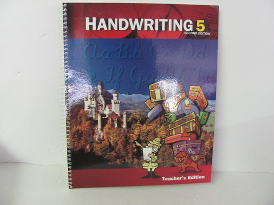 Handwriting 5 BJU Press Teacher Edition  Pre-Owned 5th Grade Penmanship Books