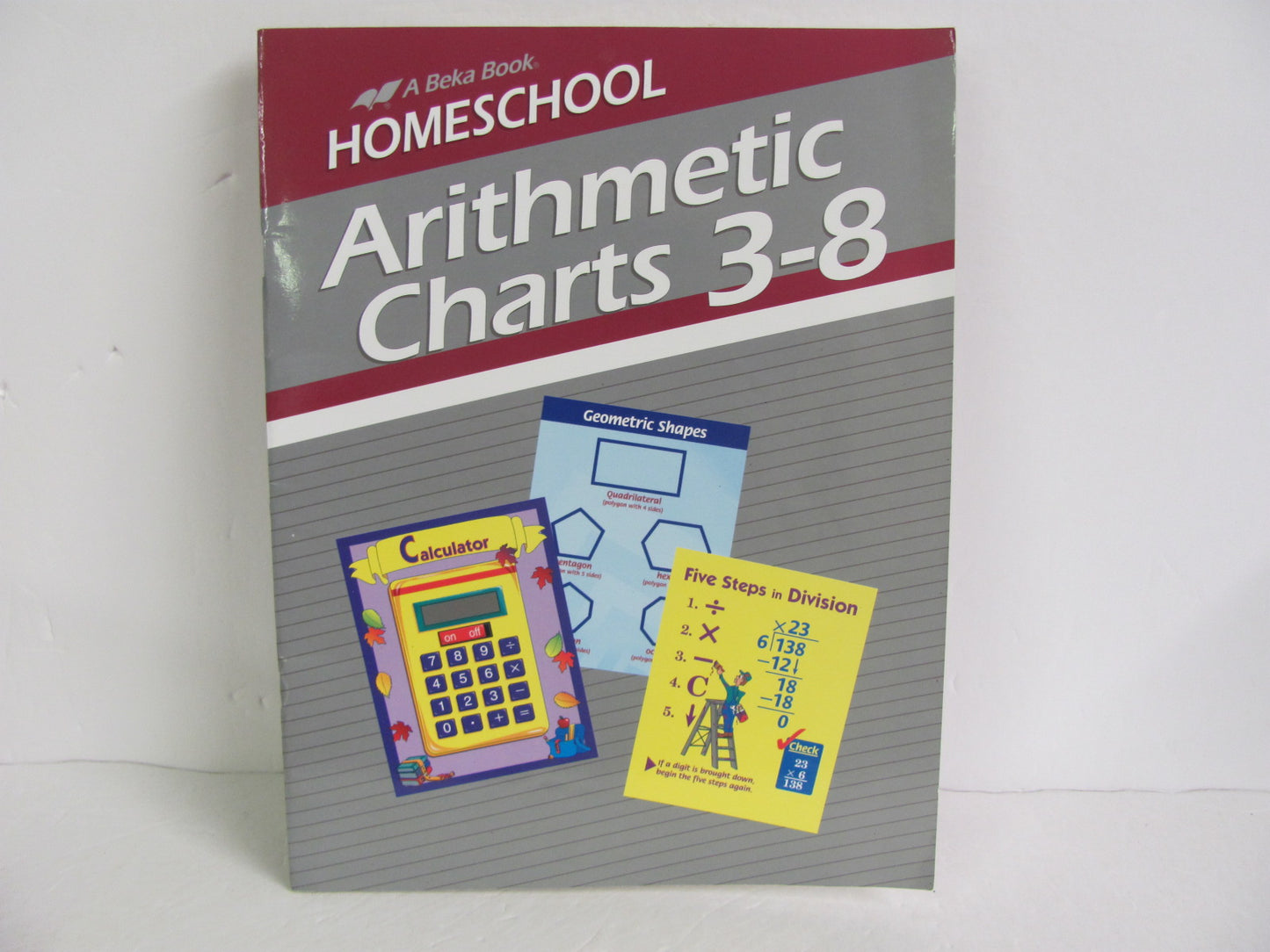 Arithmetic Charts 3-8 Abeka Pre-Owned Elementary Mathematics Textbooks