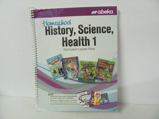 History, Science, Health Abeka Curriculum Pre-Owned 1st Grade History Textbooks