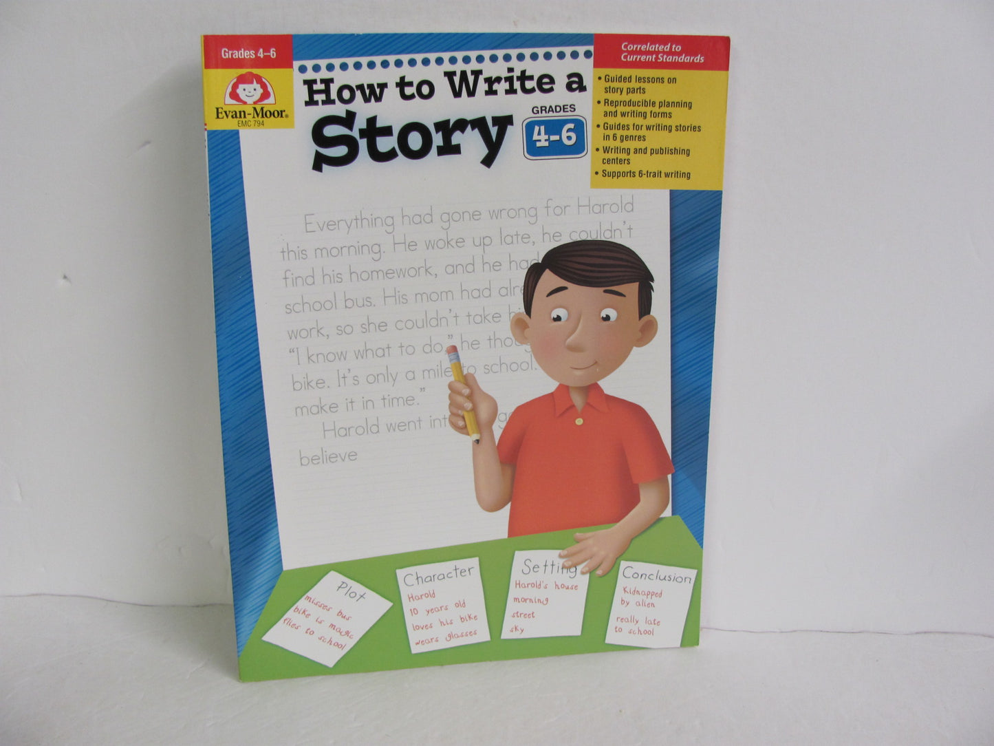 How to Write a Story Evan-Moor Workbook  Pre-Owned Creative Writing Books