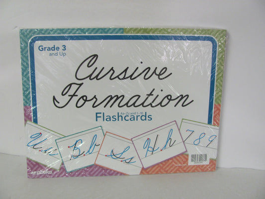 Cursive Formation Flashcards Abeka Pre-Owned 3rd Grade Penmanship Books