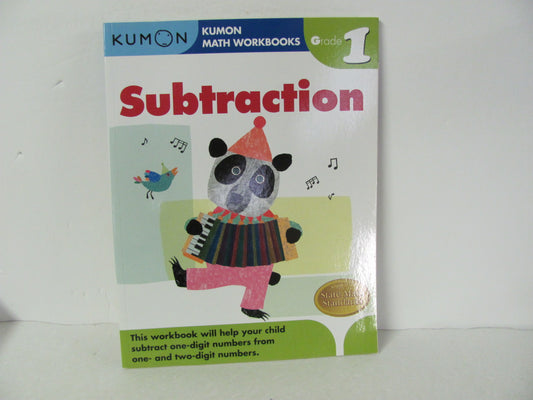 Subtraction Kumon Workbook  Pre-Owned 1st Grade Mathematics Textbooks